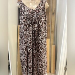 Leopard Print Brown dress